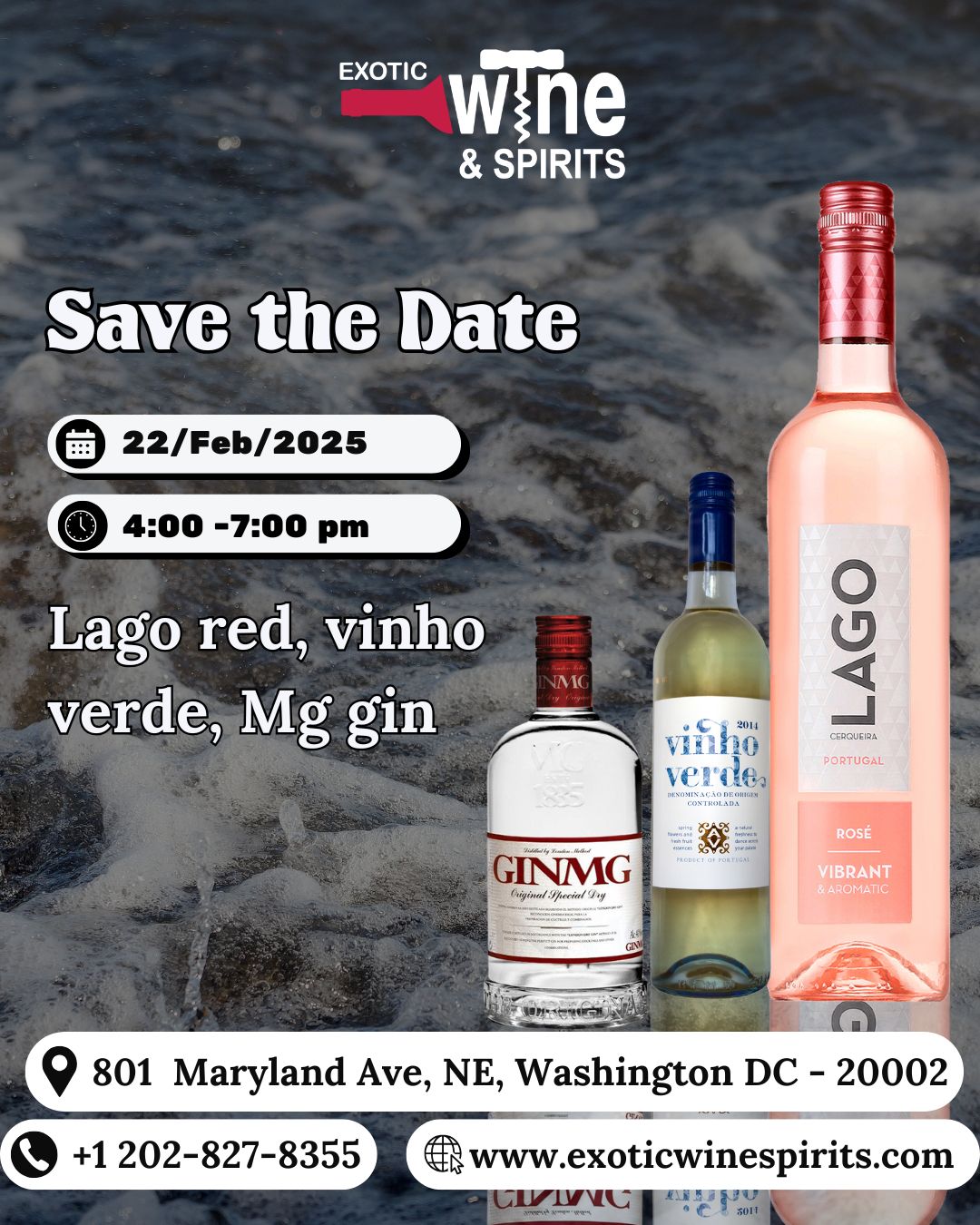 Lago Red, Vinho Verde & MG Gin Tasting