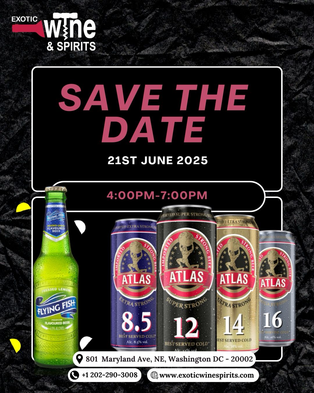 Atlas beer & Flying fish beer