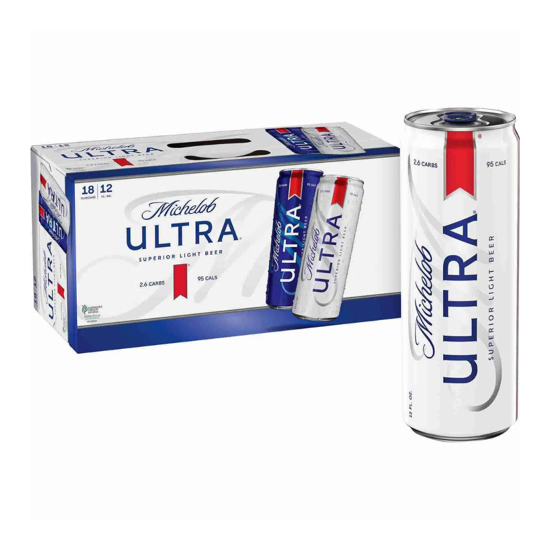 Michelob Ultra 18 Pack Cans