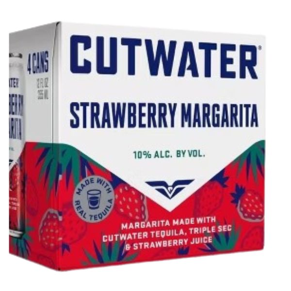 Cutwater Strawberry Margarita 4 pack Cans