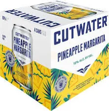 Cutwater Pineapple Margarita 4 Pack Cans