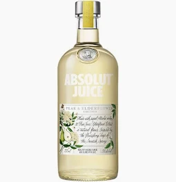 Absolut Juice pear Elderflower 750ml